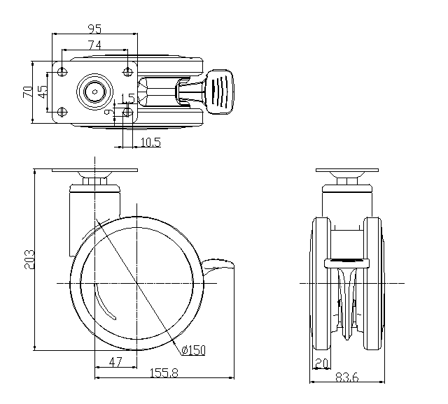 SSD-150P-WG-95X70